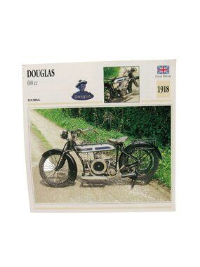 Douglas 600 cc 1918 Great Britain Atlas Card Edito-Service SA